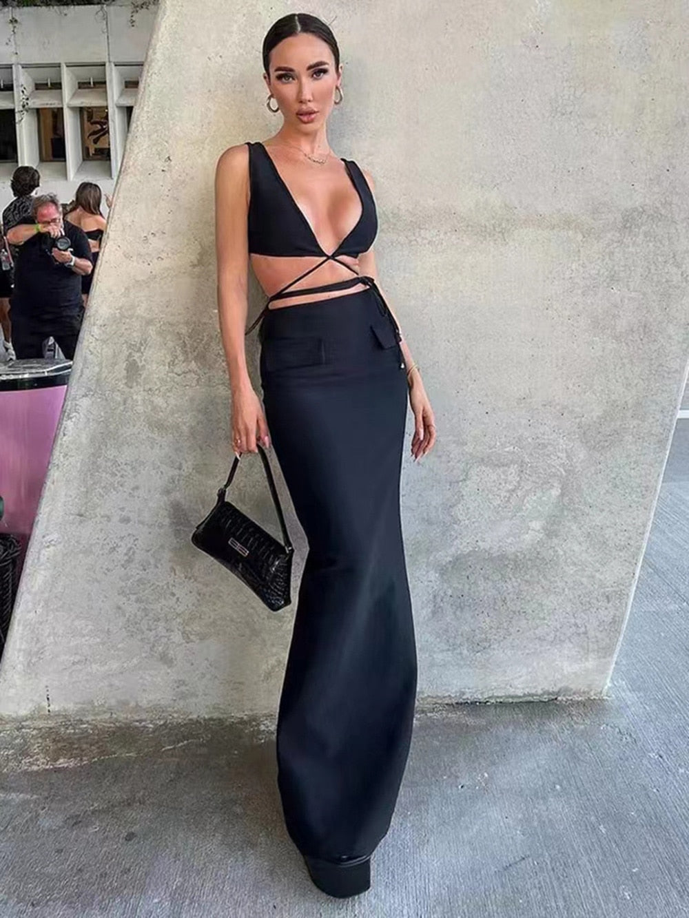 Alyia Cutout Maxi Dress
