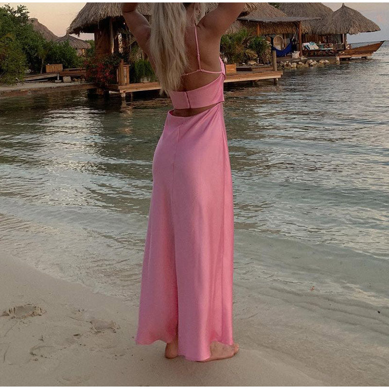SATIN ROMANTIC DRESS