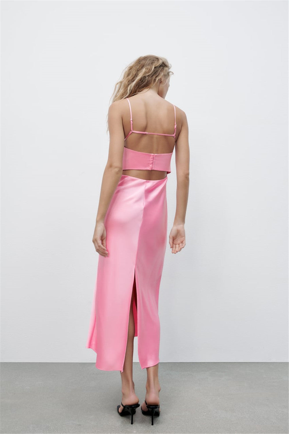 SATIN ROMANTIC DRESS