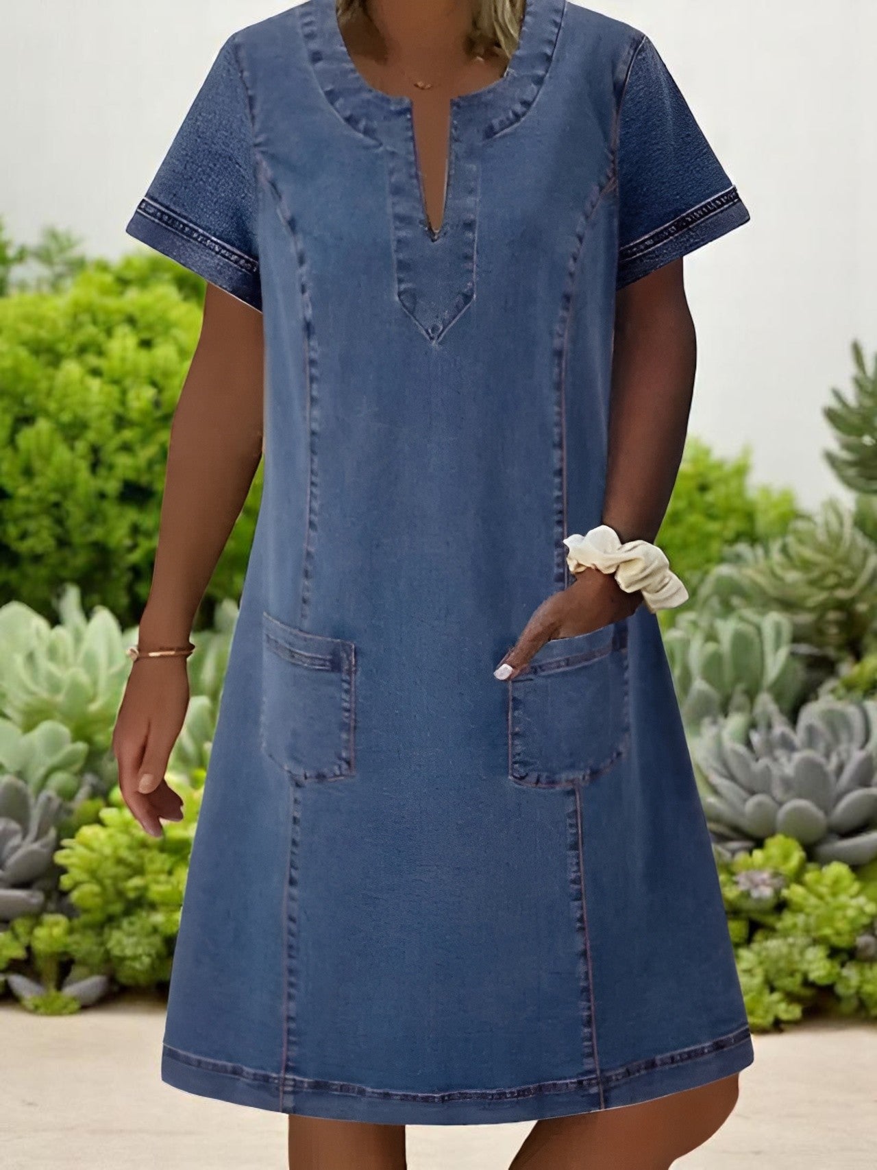 Michele - Denim Casual Dress