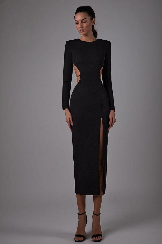 Guest High Split Long Dress