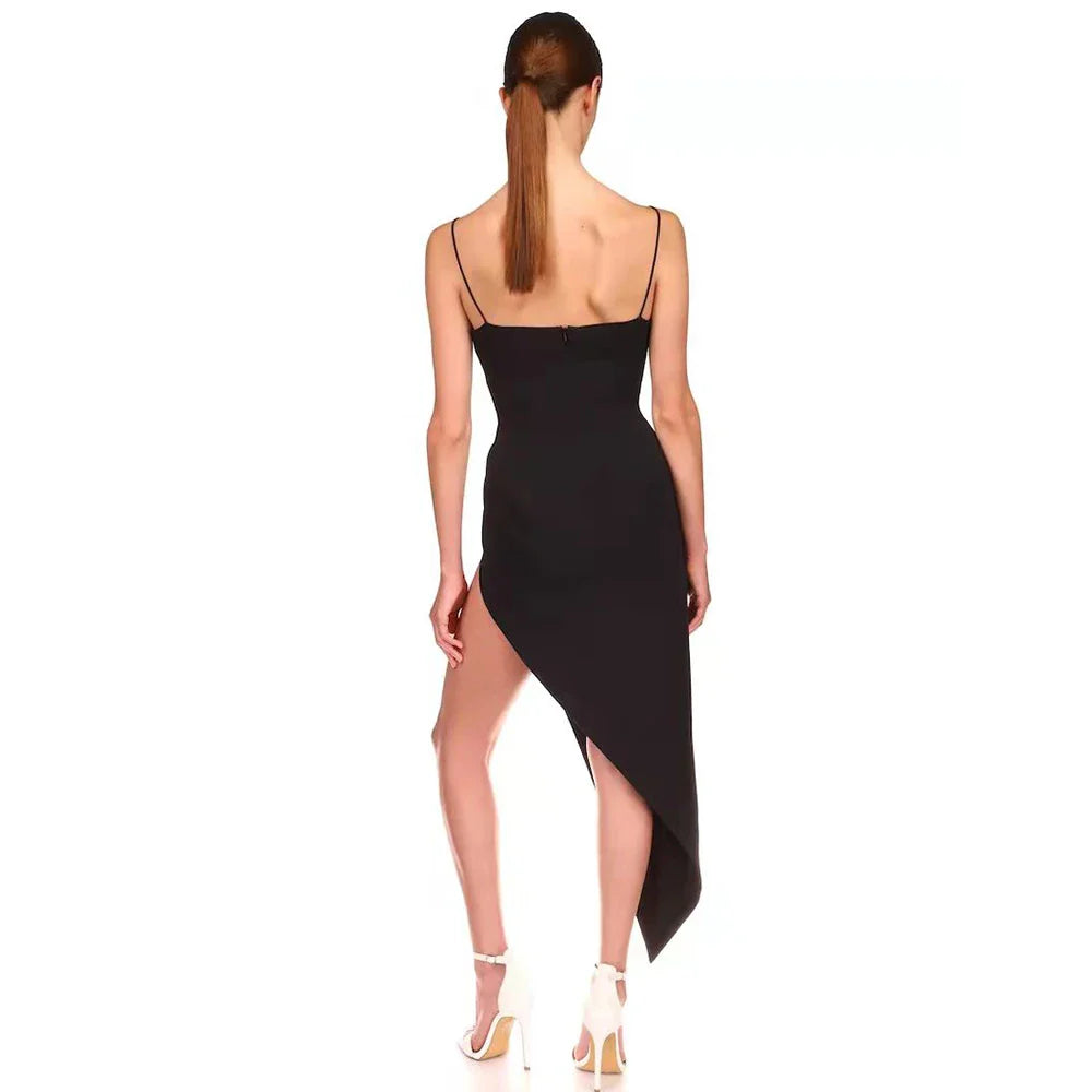 Tar See-through Bouquet Diamond Mesh Dress