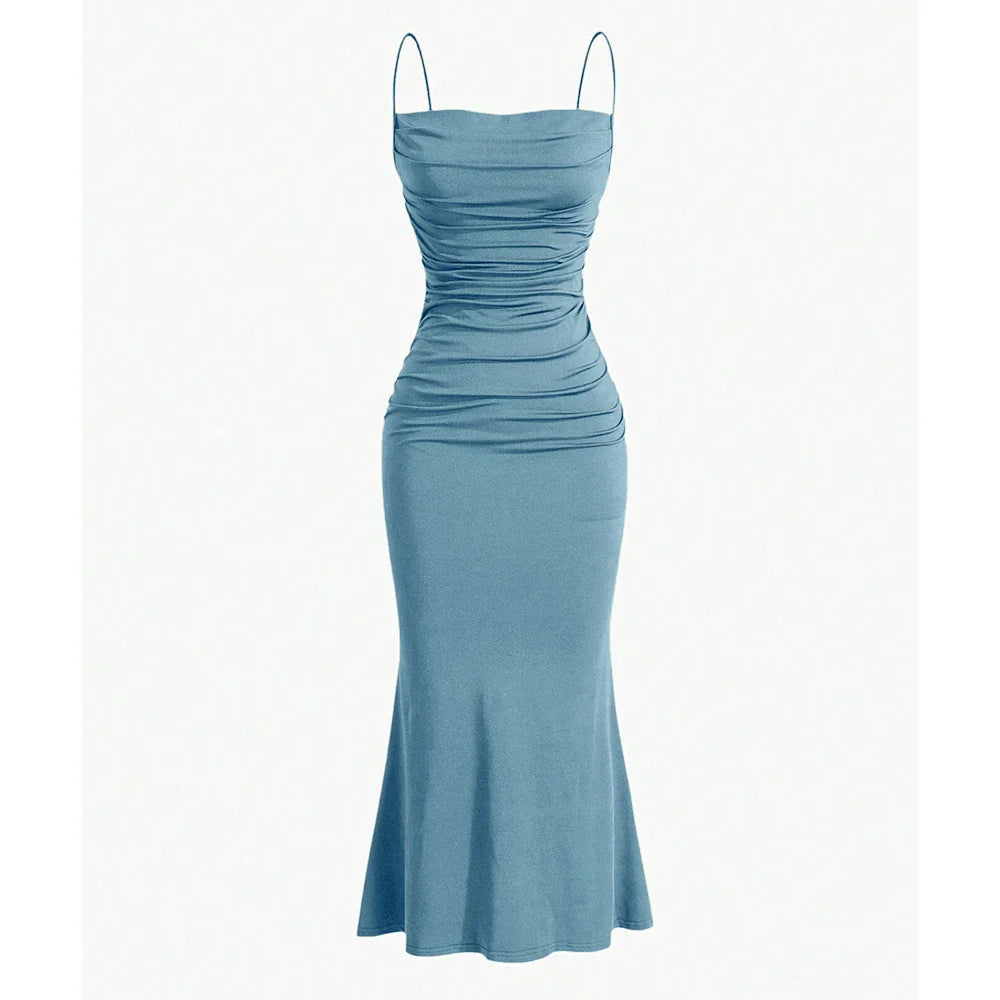 Anna - Draped Maxi Dress
