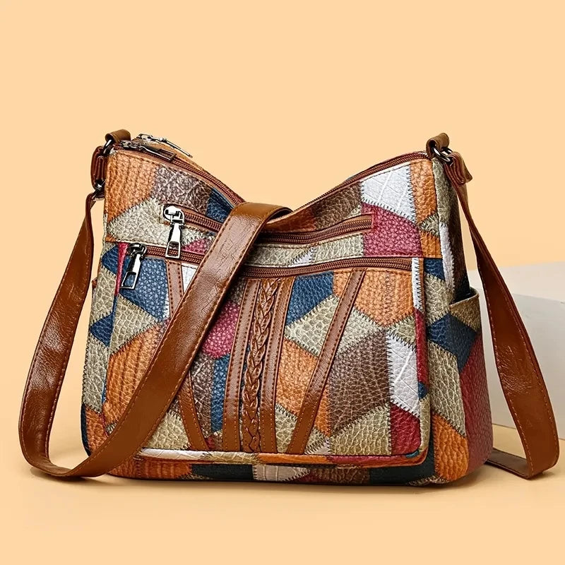 Pamela - Patchwork Shoulder Bag