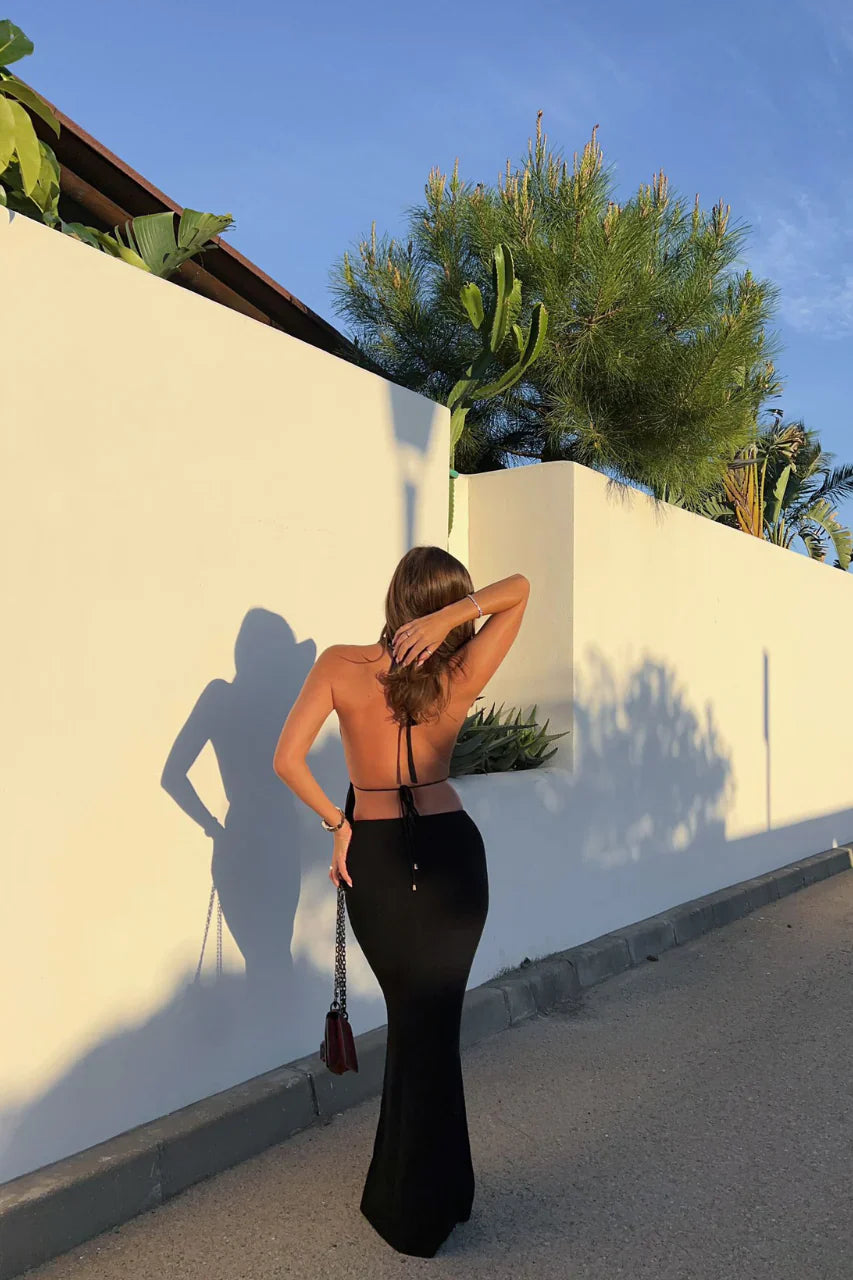 Sarah Backless Vest Sheath Suit