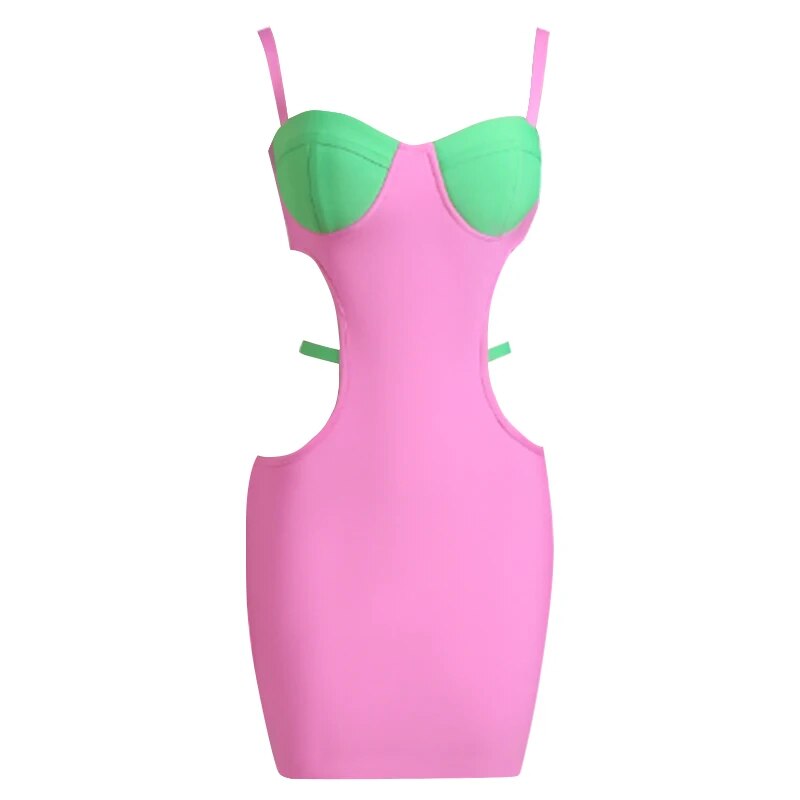 Papra Suspender Skirt Party Dress