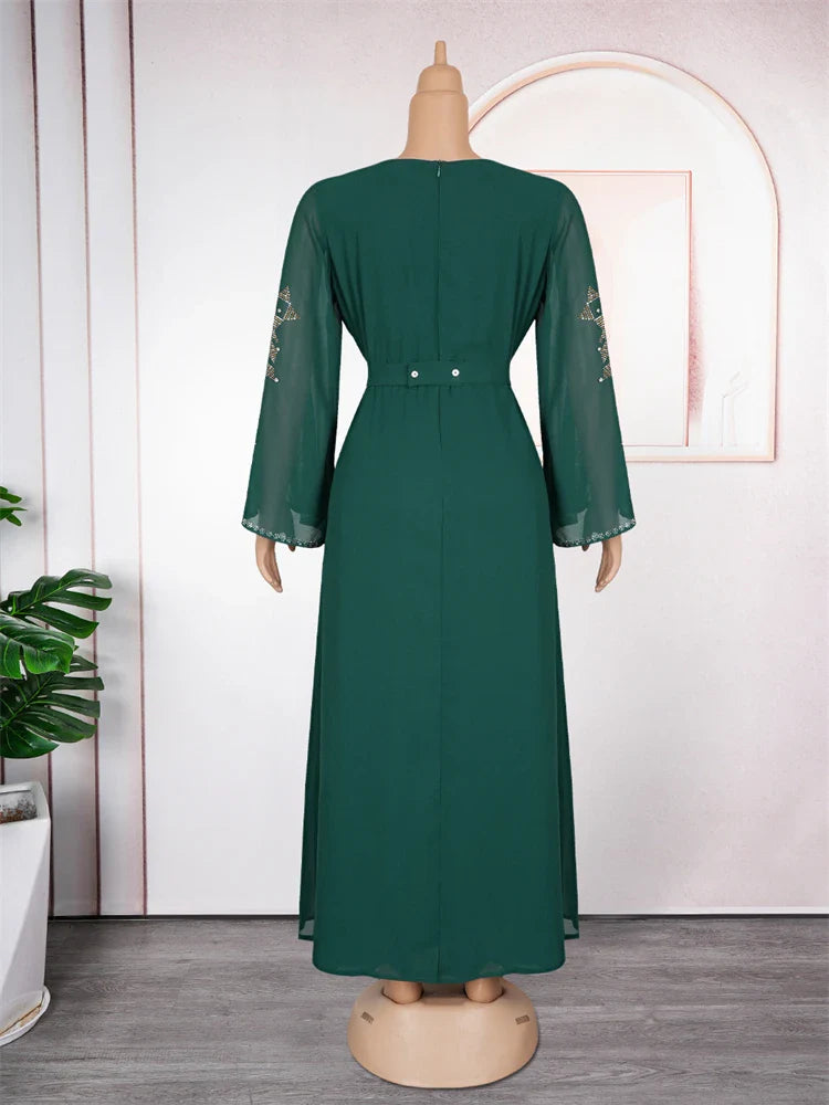 Maureen - Embroidered Evening Gown