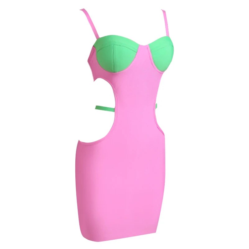 Papra Suspender Skirt Party Dress