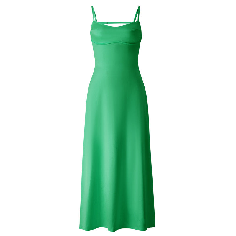 SATIN ROMANTIC DRESS
