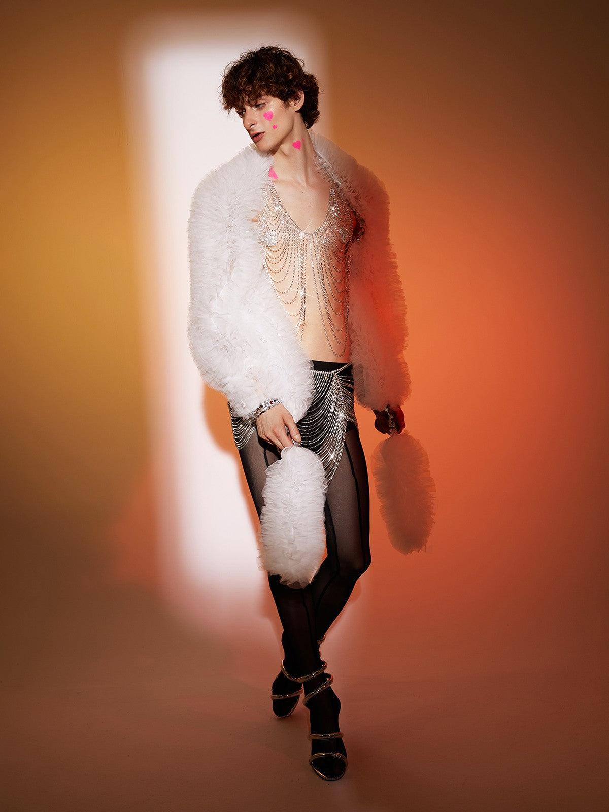 Sebastian Multi Crystal Skirt Set