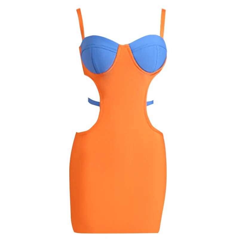Papra Suspender Skirt Party Dress