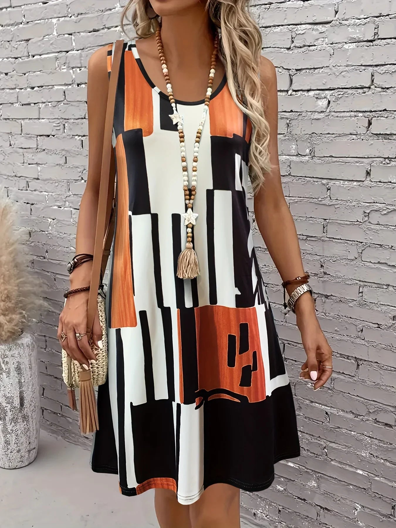 Aria - Sleeveless A-Line Dress