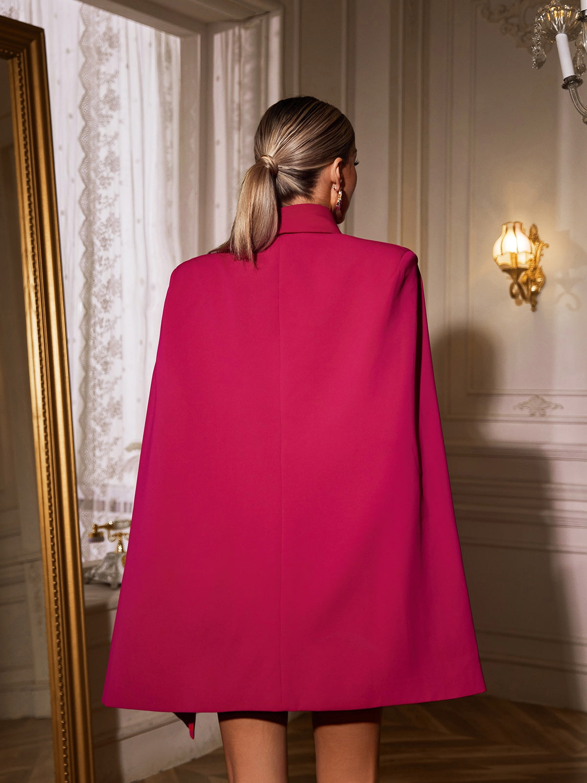 Syndis Sleeveless Shawl Blazer