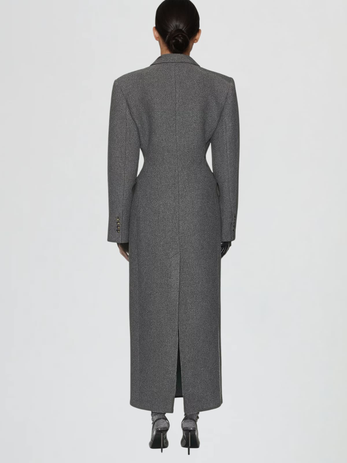 Talise Woolen Coat In Grey