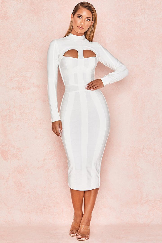 Alana Bandage Midi-Black