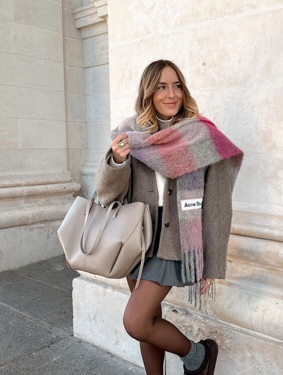 Caroline - Oversized Structured Leather Tote