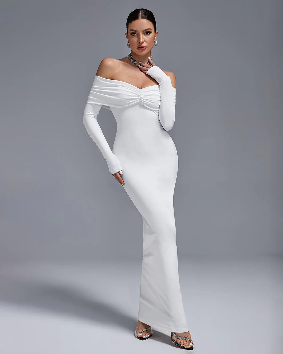 Allure Strapless Elegant Maxi Dress