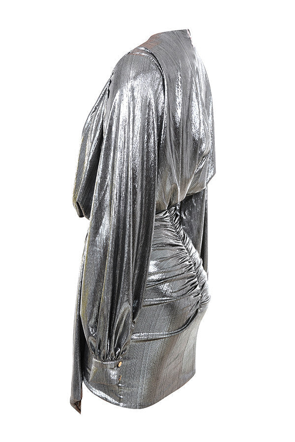 Sayua Cocktail Party Metallic Dress
