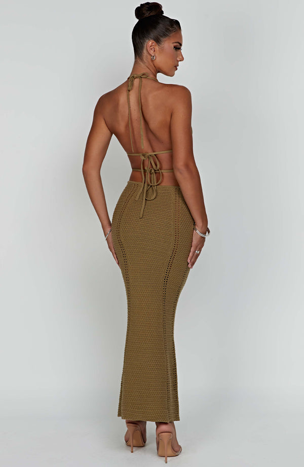 Selly Knitted Summer Cutout Dress