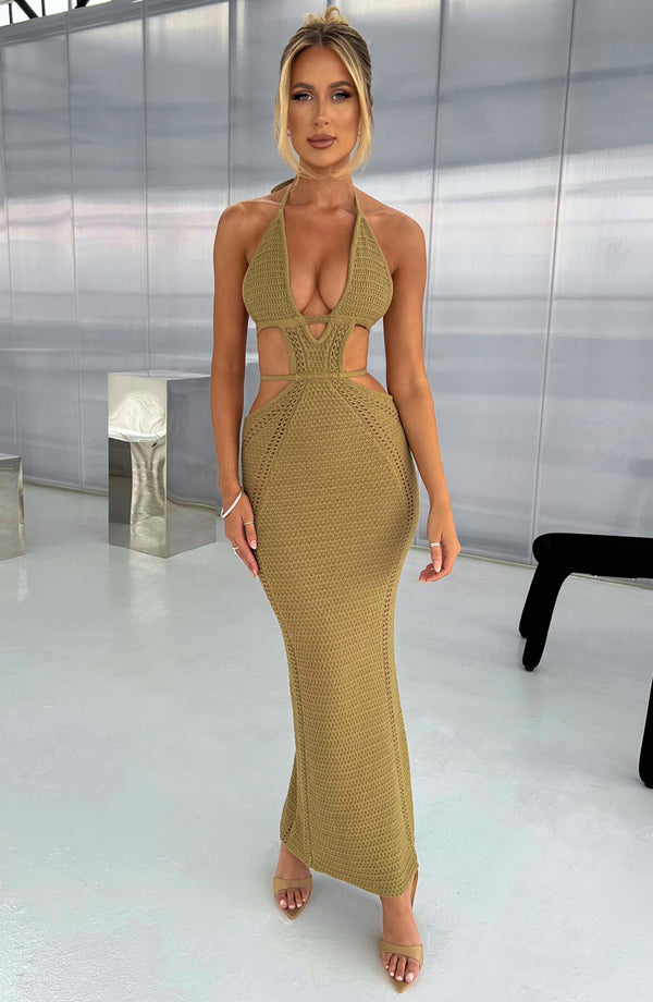 Selly Knitted Summer Cutout Dress