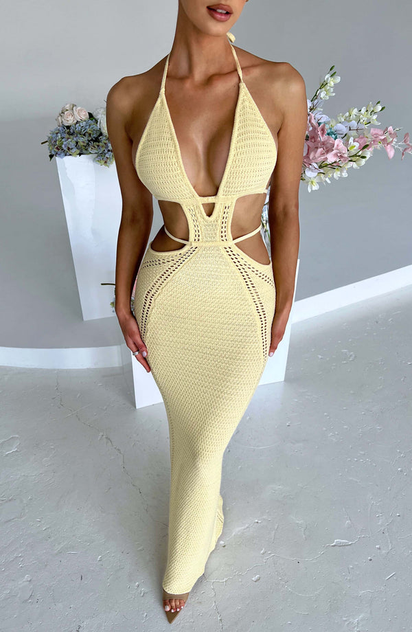 Selly Knitted Summer Cutout Dress