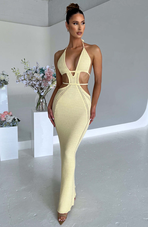 Selly Knitted Summer Cutout Dress