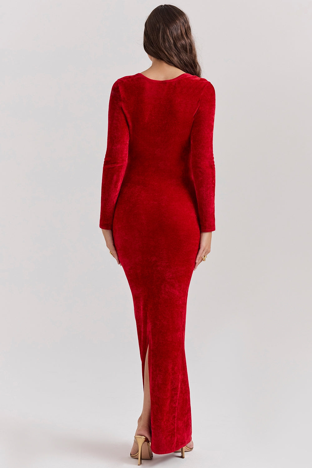 Angelic Red Maxi Dress