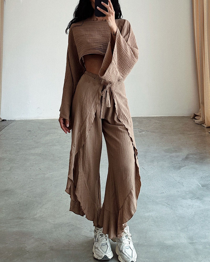 Stacy - Gauze Two-Piece Set