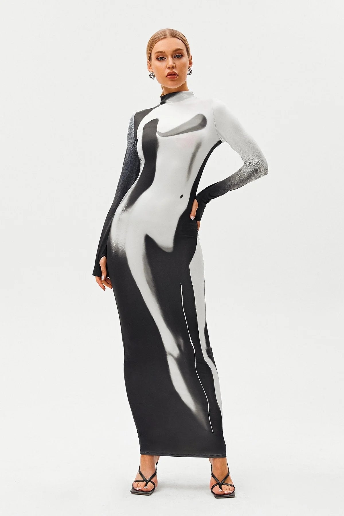 Lerina Round Collar Slim Fit Dress