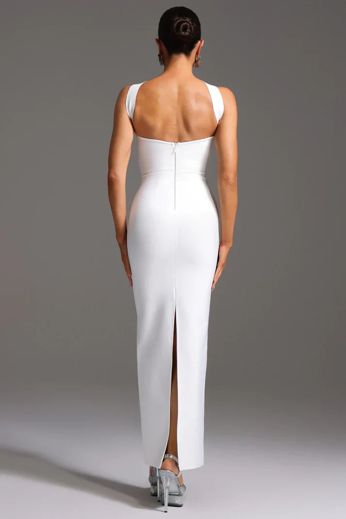 Allure Halter Backless Maxi Dress
