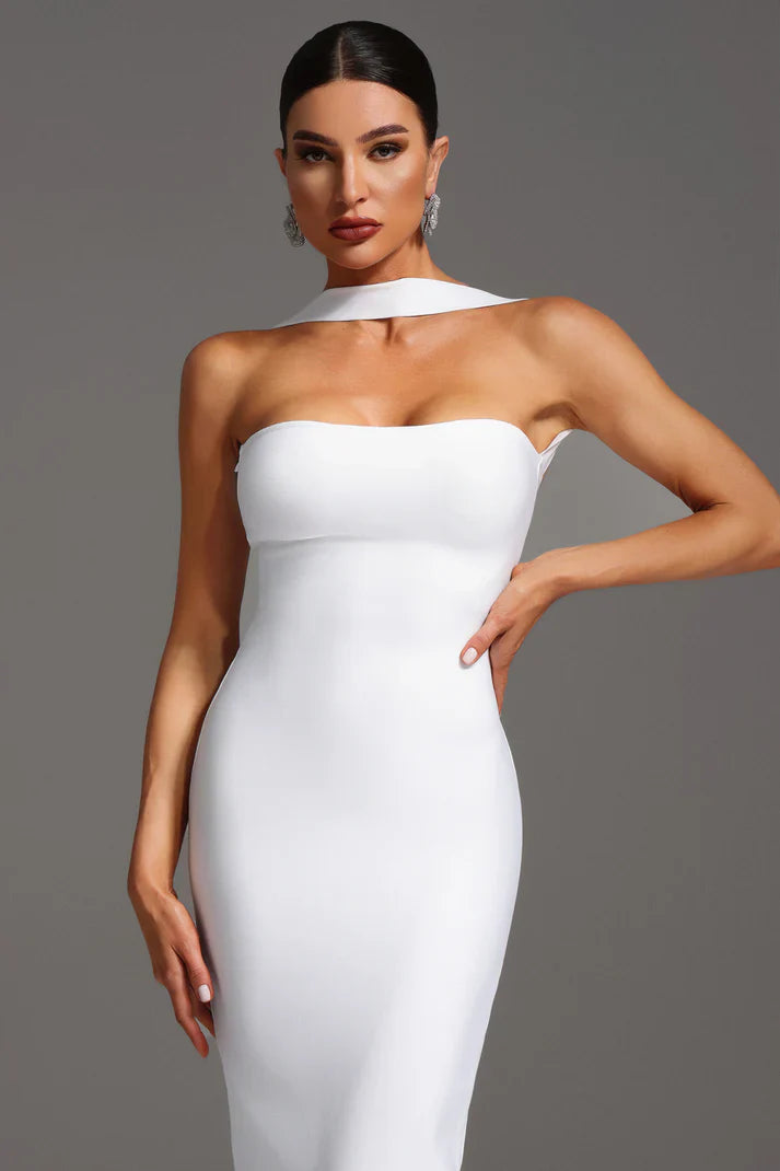 Allure Halter Backless Maxi Dress