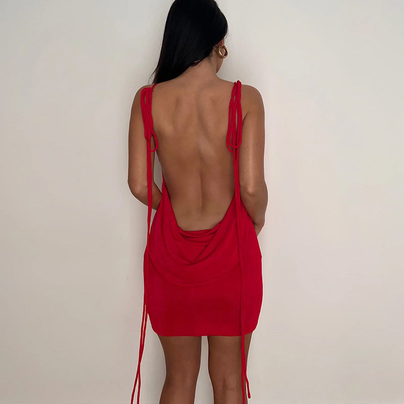 Elite Back Less Lace Fitting High Waist Dress