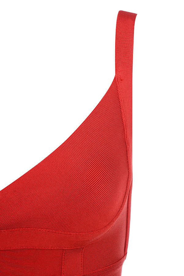 MEAGA TIE WAIST BANDAGE DRESS