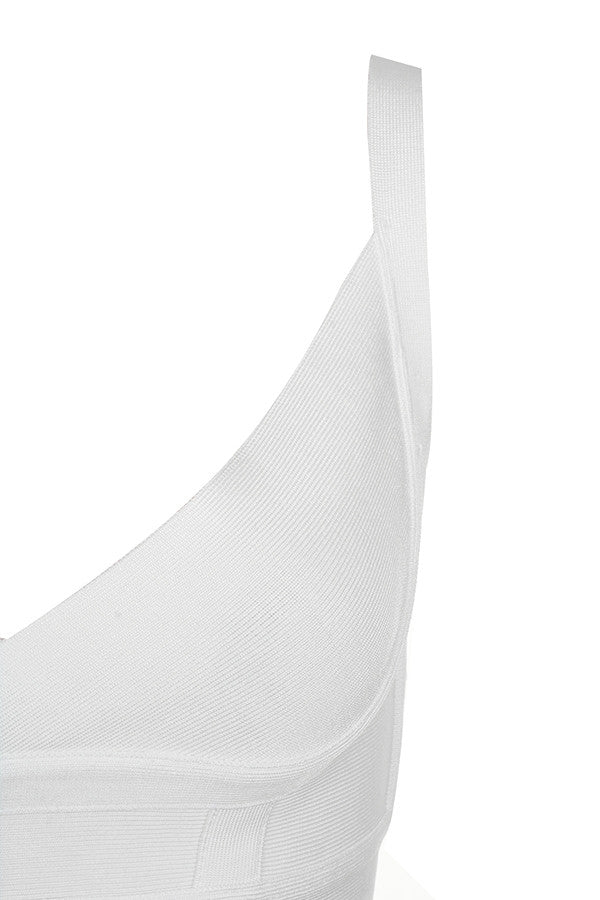 MEAGA TIE WAIST BANDAGE DRESS