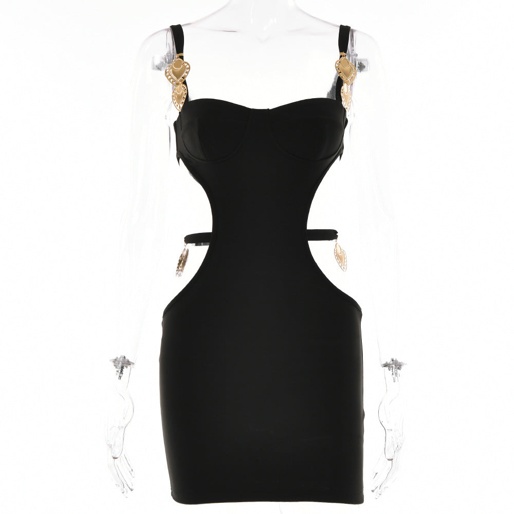 Papra Suspender Skirt Party Dress