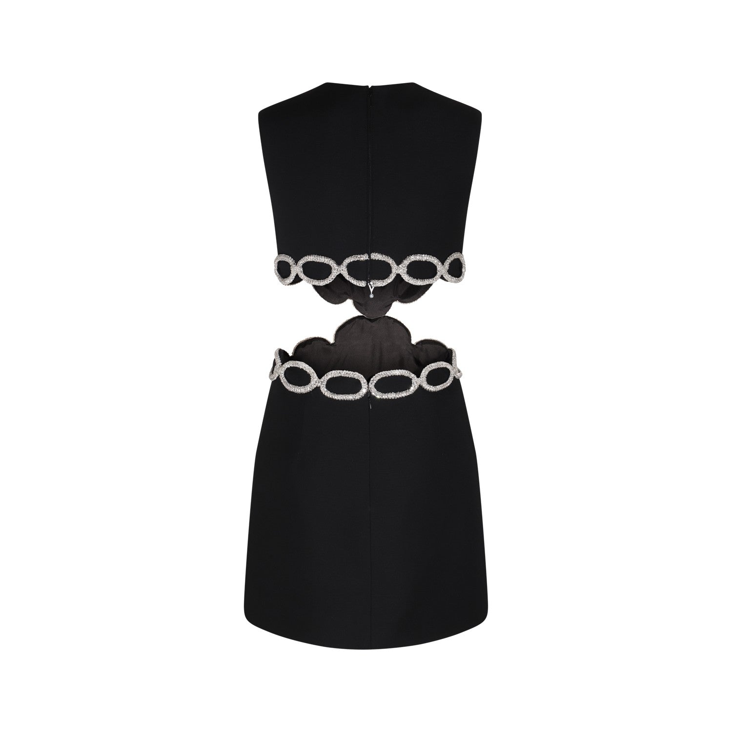 Felillo French Crewneck Dress In Black