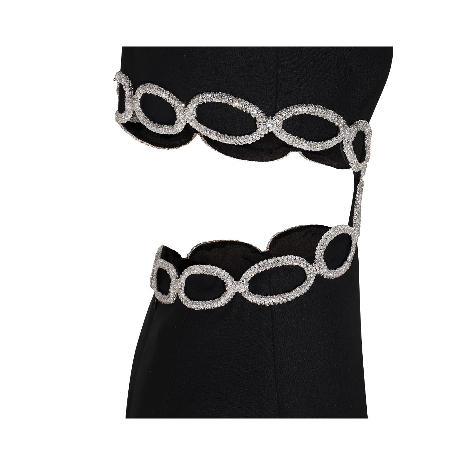 Felillo French Crewneck Dress In Black