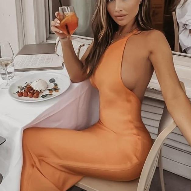 One-shoulder Bandage Dress