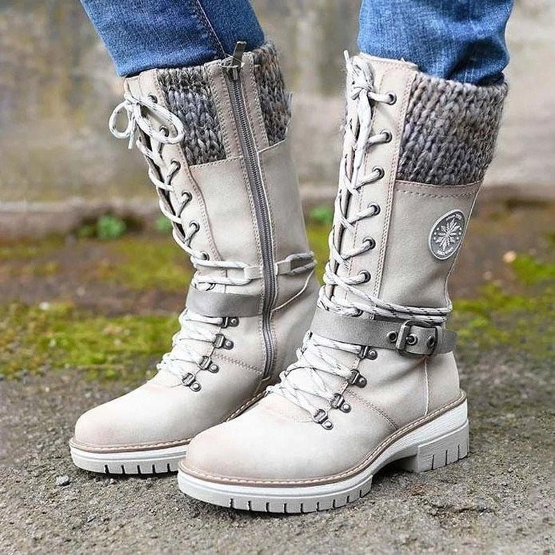 Sara - Lace-Up Winter Boots