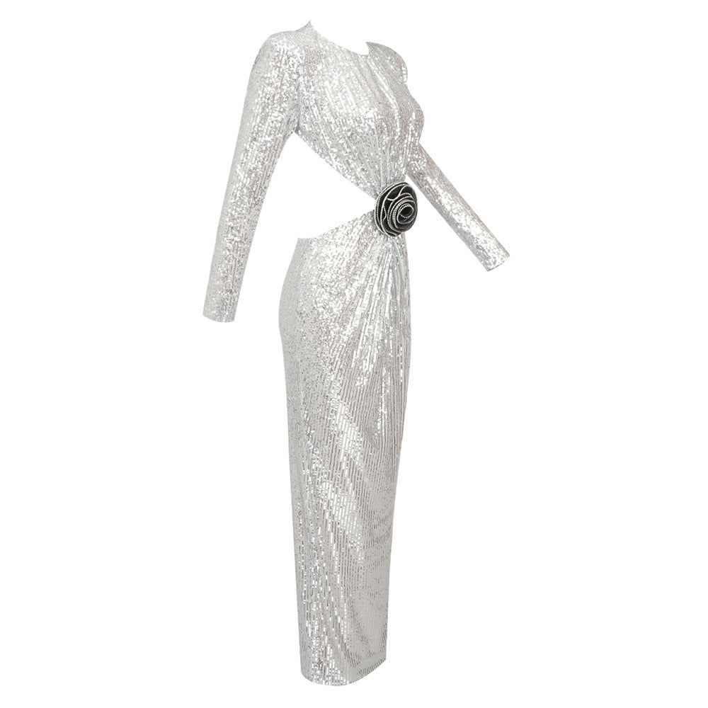 Sequin Elegant Slim Backless High-End Party Dress