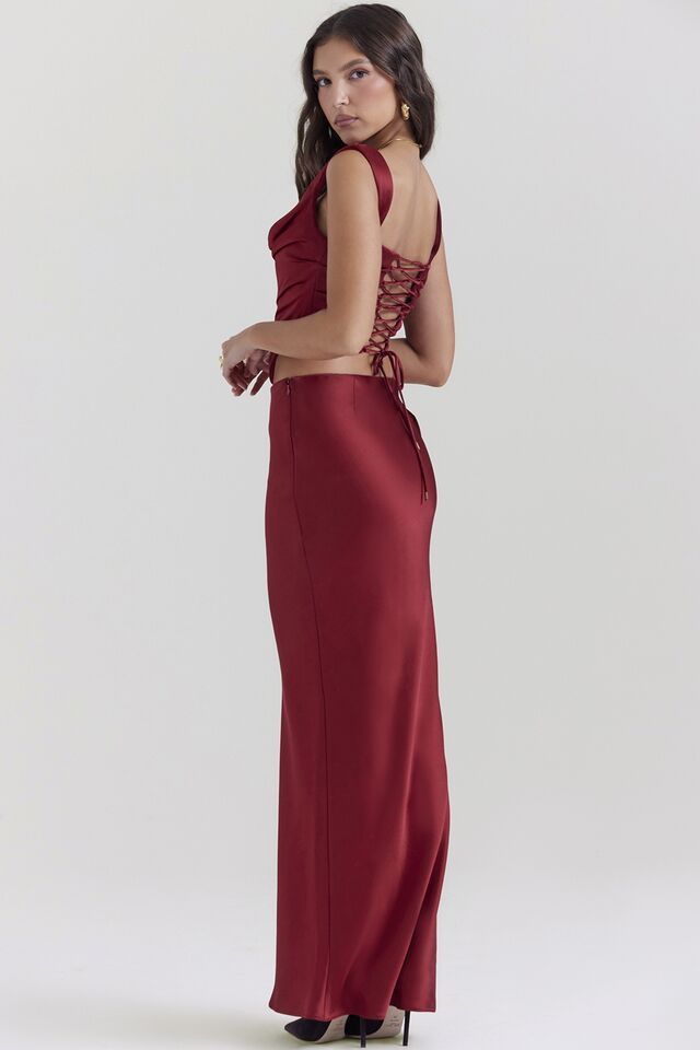 Renga Satin Maxi Dress