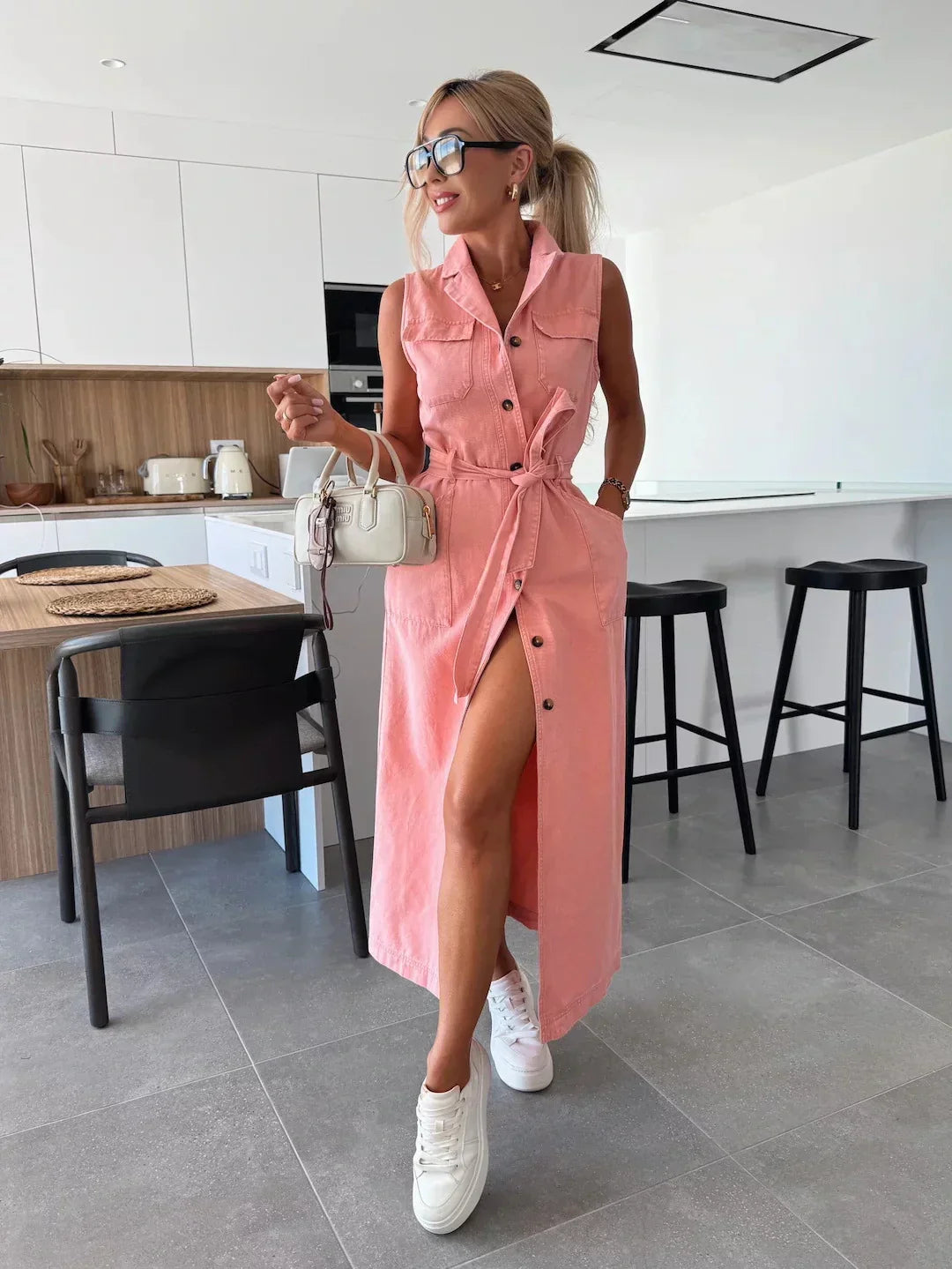 Claire - Denim Shirt Dress