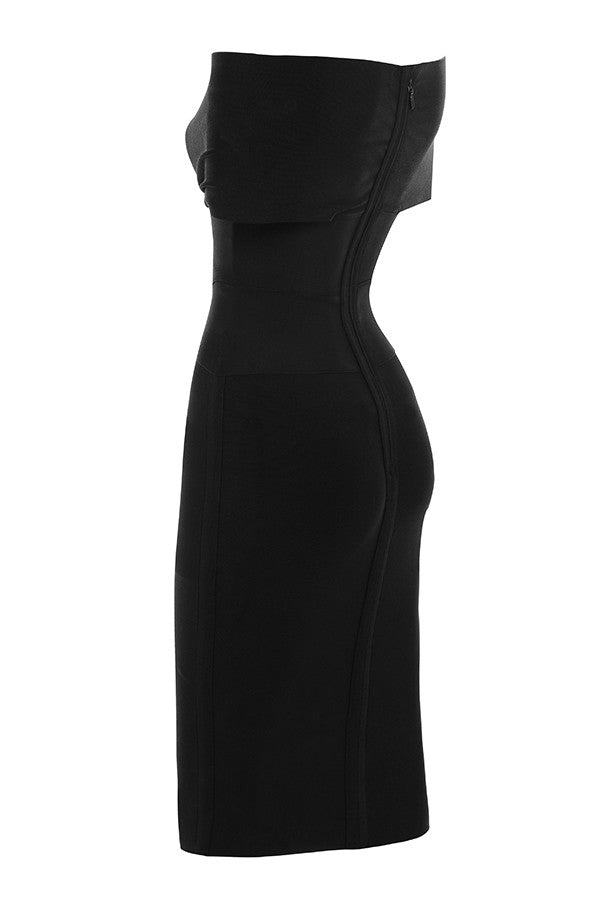 MEIGA OFF SHOULDER BANDAGE DRESS
