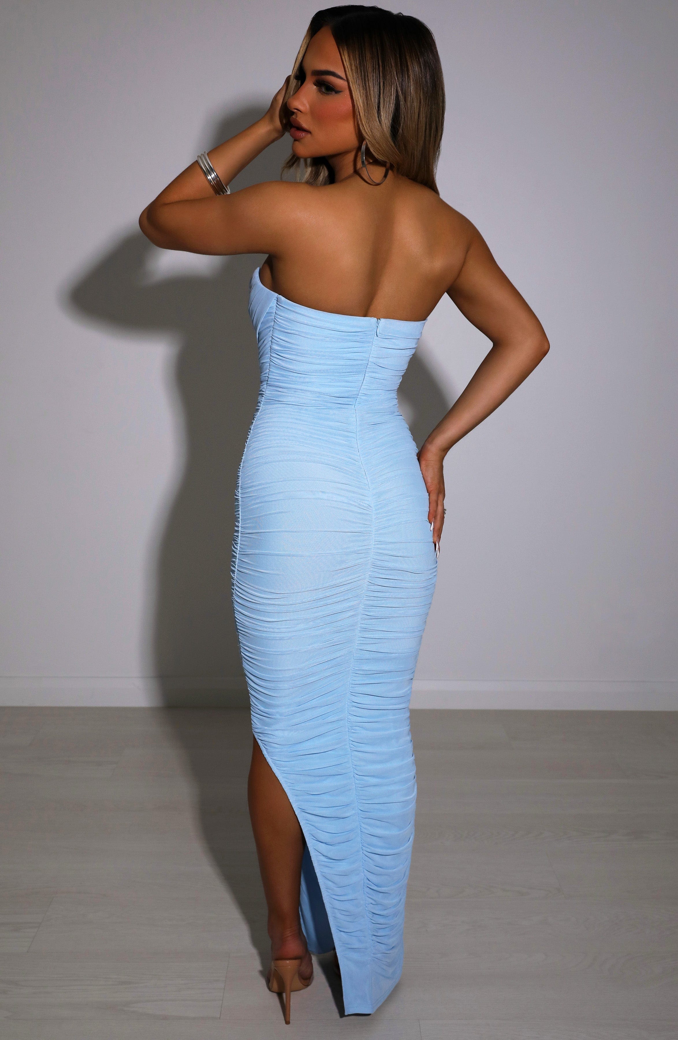 Lessa Maxi cute strapless Dress