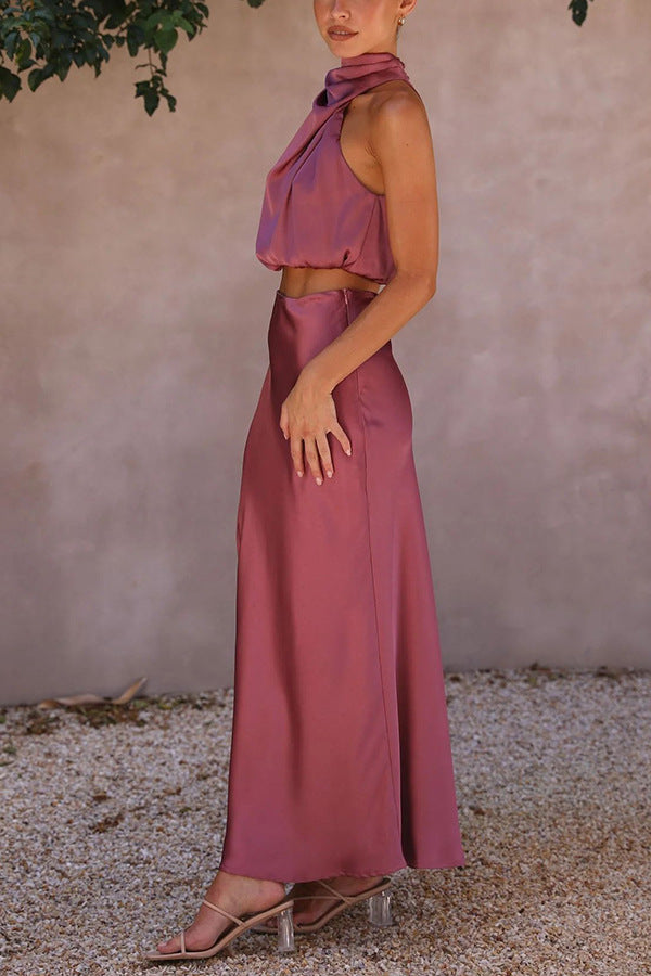Cynthia - Satin Two-Piece Set