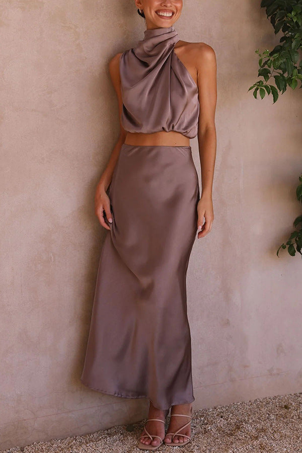 Cynthia - Satin Two-Piece Set