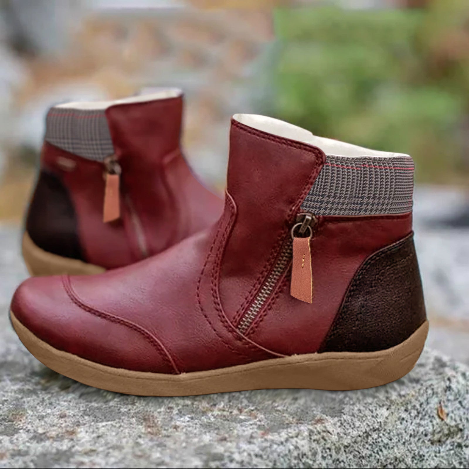 Laurie - Faux Fur Ankle Boots