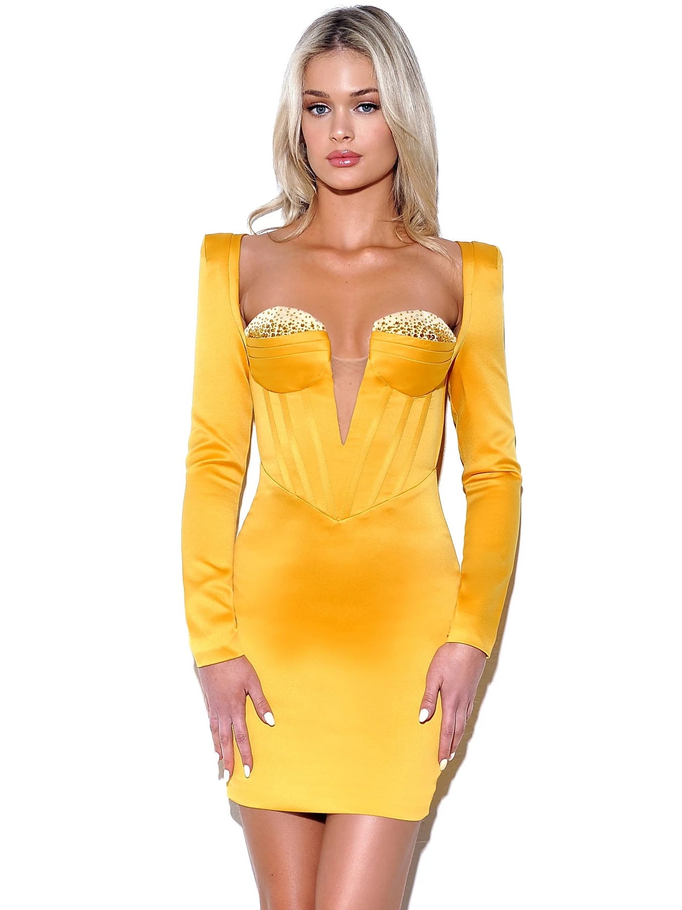 Seliya Corset V-Neck Party Wear