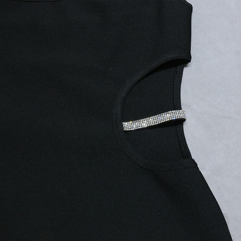 Diamond Elegant Bandage Suspender Dress