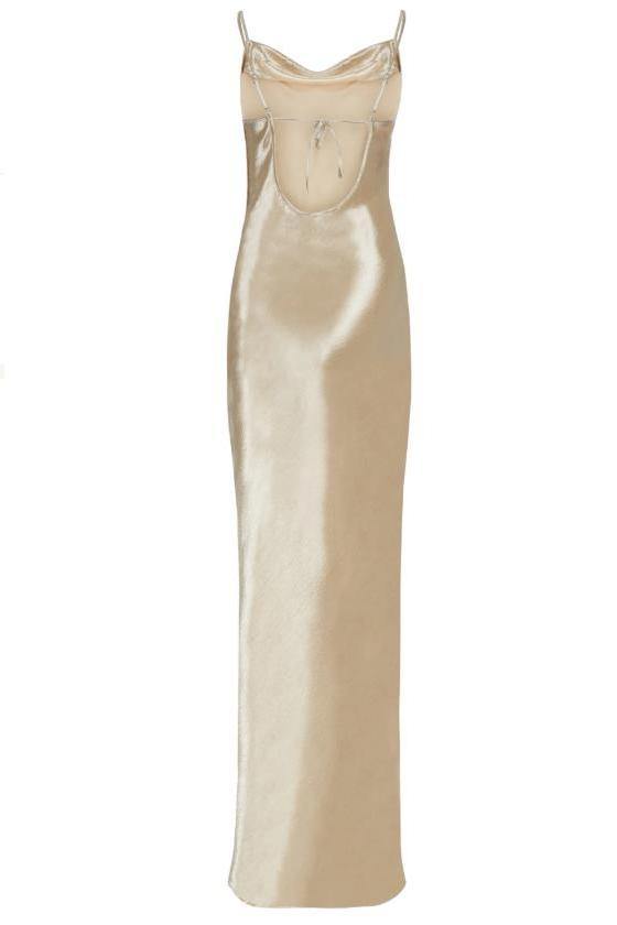 Chic Elegant Satin Diva Dress